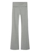 Nlfdicte Lw Fold Down Bootcut Pant Grey LMTD