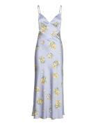 Malinda Slip Dress Blue Bardot