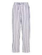 Pants From Freequent In A Light Material With A Striped Print. The Pan...