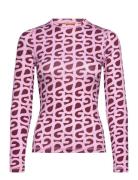 Elastic Long Sleeve Top, 2244 Stock Red STINE GOYA