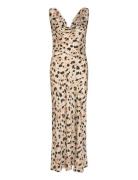Disa Satin Dress Patterned Twist & Tango