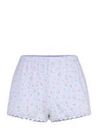 Short Pointelle Lace Flower Blue Hunkemöller