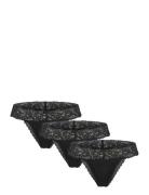 3 Pack Madison Thong Black Hunkemöller