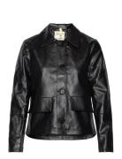 Sissel Faux Leather Black Black Brixtol Textiles