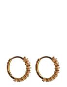 Sandrine Hoop Ear Gold Pink Gold Pipol's Bazaar