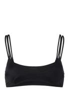 Strappy Layered Bikini Top Black Weekday