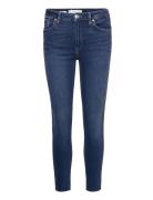 Skinny Cropped Jeans Blue Mango