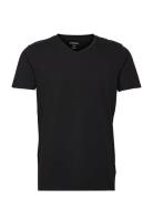 Mens Stretch V-Neck Tee S/Smens Stretch V-Neck Tee S/S Black Lindbergh