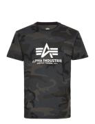 Basic T-Shirt Bl Camo Black Alpha Industries
