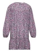 Floral Print Dress Purple Mango