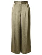Slfselene Hw Wide Pant B Green Selected Femme