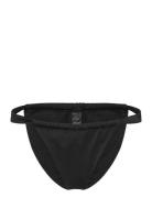 Low Waist Ruched Bikini Briefs Black Weekday