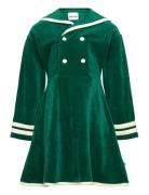 Sailor Velour Ls Dress Green Mini Rodini