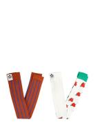 Arrowed Heart 2-Pack Leggings Patterned Mini Rodini