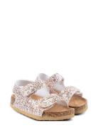 Sandal Glitter Cork Patterned Mikk-line