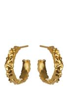 Aio Midi Earrings Gold Maanesten