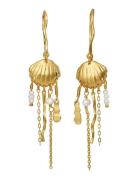Zale Earrings Gold Maanesten