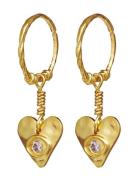 Hestia Earrings Gold Maanesten