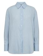 Mmbritze Cotton Shirt Blue MOS MOSH