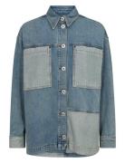 Mmlydia Block Shirt Blue MOS MOSH