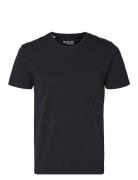Slhnewpima Ss O-Neck Tee Noos Black Selected