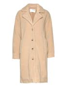 Slflana Teddy Coat B Beige Selected