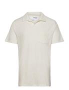 Slhrelax-Terry Ss Resort Polo Ex Cream Selected