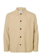 Slh-Brody Sun Overshirt Ls Noos Beige Selected