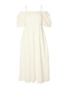 Slfanelli 3/4 On Off Ankle Dress B White Selected