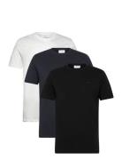 3-Pack Tee With Flag Print S/S Black Lindbergh
