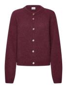 Kae Knit Cardigan Burgundy Noella