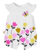 Knit Play Suit White Boboli