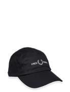 5 Panel Flp Twill Cap Black Fred Perry