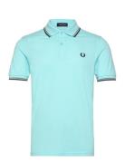 Twin Tipped Fp Shirt Blue Fred Perry