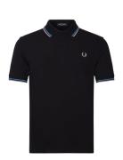 Twin Tipped Fp Shirt Black Fred Perry