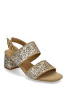 Sandals - Block Heels Silver ANGULUS