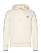 Tipped Hooded Sweatshirt White Fred Perry