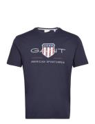 Reg Archive Shield Ss T-Shirt Navy GANT