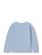 Kenna Ls Blouse Blue Fliink
