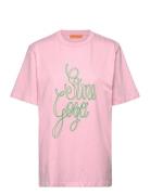 2243 Light Jersey, Short Sleeve T-S Pink STINE GOYA