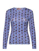 2244 Stocking Jersey, Elastic Long Blue STINE GOYA