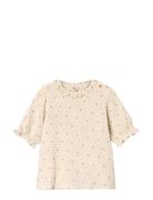 Blooming Ss Blouse Cream Fliink