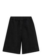 Mmemmie Linen Bermuda Shorts Black MOS MOSH