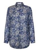 Printed Cotton Shirt Black Mango