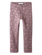 Nmftavina Sweat Fleece Legging Bru Noos Purple Name It