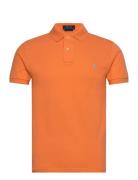 Slim Fit Mesh Polo Shirt Orange Polo Ralph Lauren