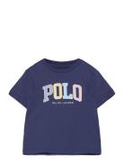 Logo Cotton Jersey Tee Navy Ralph Lauren Kids