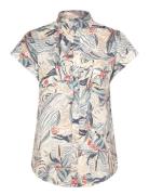 Relaxed Fit Print Short-Sleeve Shirt Patterned Lauren Ralph Lauren
