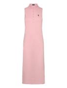 Stretch-Cotton Sleeveless Polo Dress Pink Polo Ralph Lauren