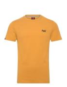 Essential Logo Emb Tee Yellow Superdry